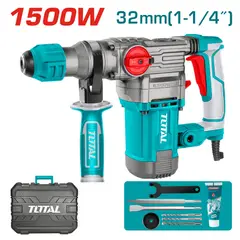 TOTAL - ROTOMARTILLO 220V 1500W SDS PLUS 32MM 5.5J 0-4500BPM 950RPM TH1153256
