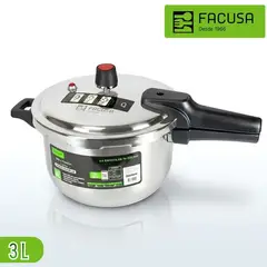 FACUSA - Olla a presión 3L para cocinar más rápido