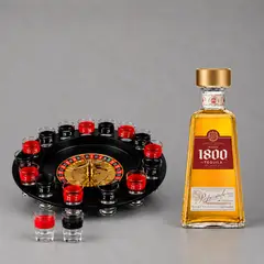 1800 - Pack Ruleta de Shots + Tequila Reposado 750ml