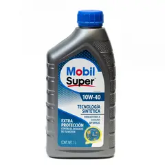 MOBIL - ACEITE SUPER - SEMI SINTETIC 10W40 - 1 Litro