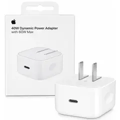APPLE - Cargador Rápido para iPhone 18 17 16 Carga Dinámica 40W