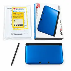 Nintendo - 3DS XL/LL Azul Reacondicionada + Memoria SD 64GB (Más de 100 juegos incluidos)