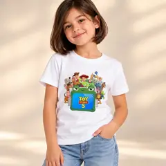 GENERICO - Polo Algodón Toy Story 5 Moda Urbana