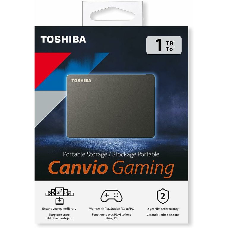 Disco Duro Externo 1 TB Canvio Gaming Negro