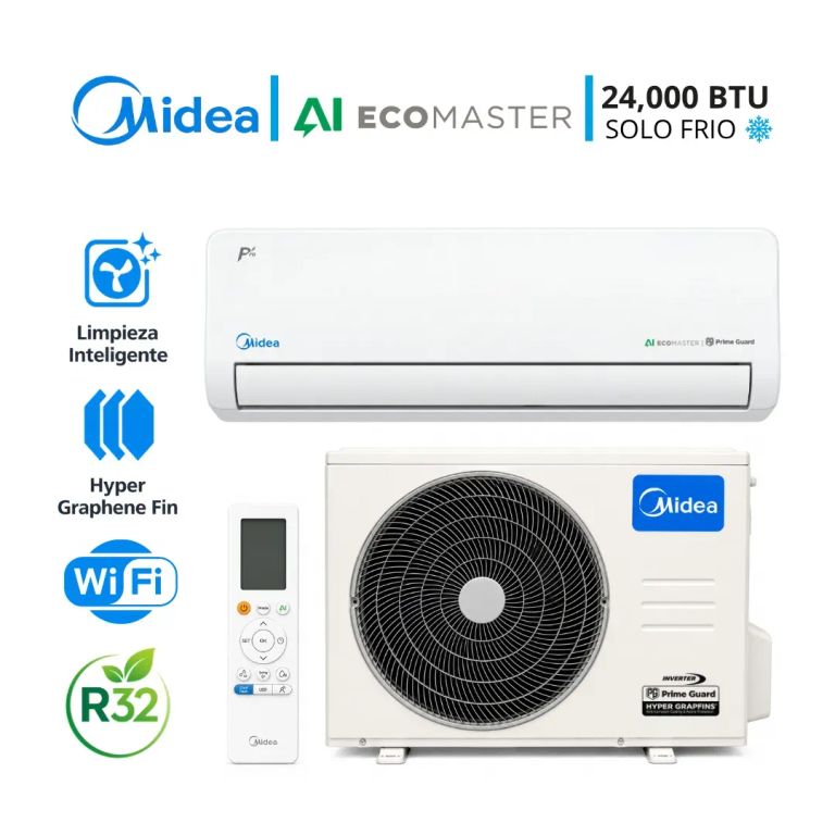 Aire Acondicionado AI ECOMASTER SPLIT INVERTER 24000 BTU SOL
