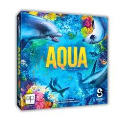 JUEGOS - Juego de Mesa AQUA - Juego de Estrategia y Colocación de Losetas para Niños y Adultos