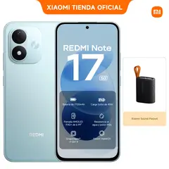 XIAOMI - REDMI Note 17 5G Verde Azulado 6GB+256GB + Sound Pocket