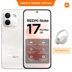 XIAOMI - REDMI Note 17 Pro Max 5G Rosa Nube 8GB+256GB + Redmi Headphones Neo