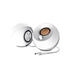 CREATIVE - PARLANTE PEBBLE 2.0 4.4W 3.5MM USB-POWER WHITE