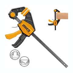 INGCO TOOLS - PRENSA SARGENTO 18' AUTOAJUSTABLE INGCO CARPINTERO 63X450 MM