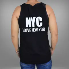 YONISTERS CLOTHING - Bividi Algodón Casual Básico NYC Negro