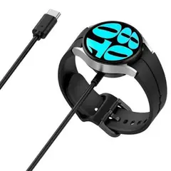 GENERICO - Cargador Compatible con Samsung Galaxy Watch 6 Classic Negro