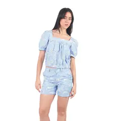 MICHELLE BELAU - Blusas Manga Corta Bl013308Ab