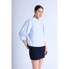 LUVARO - Blusa Manga Abullonada