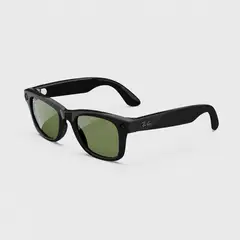 Meta - Lentes Inteligentes Ray-Ban Wayfarer Gen 1 Negro Brillante G-15 Verde