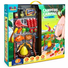 GENERICO - Juguete Set de Camping Parrilla