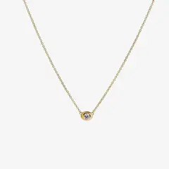 ADRIA - COLLAR CADENZA PLATA AMARILLO