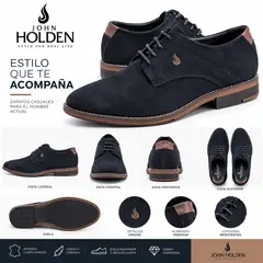 GENERAL TIRE - Zapatos John Holden camel con cordones — tallas 39 a 44