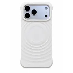GENERICO - CASE SILICONA RUBBER HUESO MAGSAFE IPHONE 17PROMAX/18PROMAX