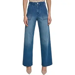 KARL LAGERFELD - JEANS DE PIERNA ANCHA CON BOLSILLOS AMPLIOS KL