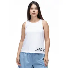 KARL LAGERFELD - CAMISETA SIN MANGAS CON LOGO KL