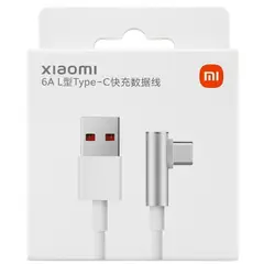 XIAOMI - Cable De Datos Tipo C en L Redmi Note 13, Note 12, Note 11S, Redmi 13C