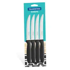 TRAMONTINA - Juego de Cuchillos Ipanema Asado Negro x 12 Piezas