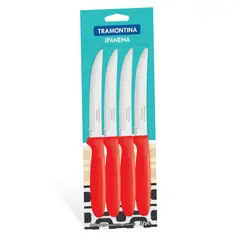 TRAMONTINA - Juego de Cuchillos Ipanema Asado Rojo x 12 Piezas