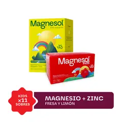 MAGNESOL - KIDS CAJA 11SOBRES + LIMÓN