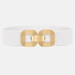 KAST PE - Correa Elástica Runa gruesa Mujer Dorado - Blanco