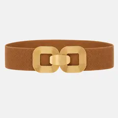 KAST PE - Correa Elástica Runa gruesa Mujer Dorado - Camel