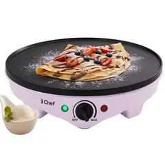 QUALITY PRODUCTS - Máquina Crepera I Chef 30cm Rosado