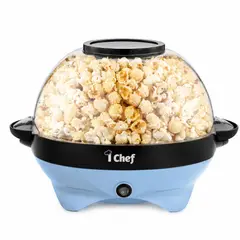 QUALITY PRODUCTS - Máquina para Popcorn I Chef 5.7L celeste