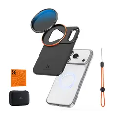 K&F CONCEPT - Kit adaptador Magnético con Filtro ND2-32 para iPhone 17 PRO MAX
