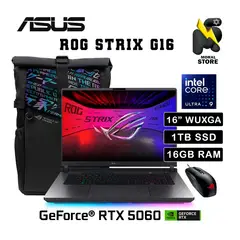 ASUS - LAPTOP ROG STRIX G615LM/ INTEL CORE ULTRA 9-275HX/1TB SSD/ 16GB/ RTX 5060 8GB /16"165HZ
