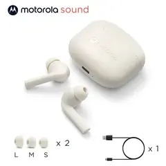 MOTOROLA - AURICULARES TRUE WIRELESS MOTO BUDS 065/ FAST PAIR/ IPX4/IP54/ SONIDO SUPERIOR