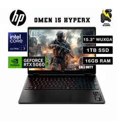 HP - LAPTOP OMEN HYPERX 15-GA0070WM / INTEL CORE ULTRA 7 255H/16 GB RAM /1TB SSD /RTX5060-8GB/ 15.3"