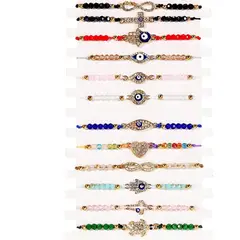 GIOIO - 12pcs Bisuteria Para Pulseras Mal De Ojo Amistad Regalo 28 Cm
