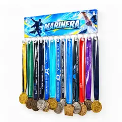 QUIMERA - Medallero Marinera Hombre - Colgador Porta Medallas de 36 x 14 cm - Hasta 30 Medallas