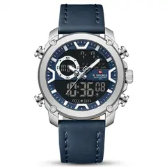 NAVIFORCE - Reloj Hombre 9261 Analógico Digital Correa Cuero SBEBE