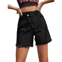 GIOIO - Shorts Mujer Casual Tiro Alto Holgados