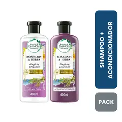 HERBAL ESSENCES - Shampoo + Acondicionador de Rosemary & Herbs 400 ml