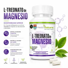 HEALTHNATURAL - L-TREONATO DE MAGNESIO 500MG