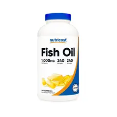 Nutricost - Fish Oil Omega 3 1000mg 240 Capsulas Blandas