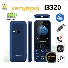 VERYKOOL - CELULAR BASICO i3320 4G DUAL SIM -AZUL NOCHE