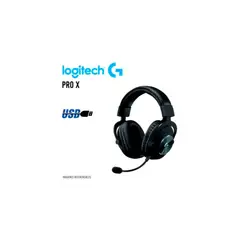 LOGITECH - AUDIFONO CON MICROFONO G PRO X CON CABLE USB NEGRO