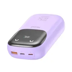 GENERICO - MICCELL POWER BANK VQ-P16 de 20000 mAh/ CABLE INTEGRADO + CARGA RÁPIDA PD PORTÁTIL/ PURPLE