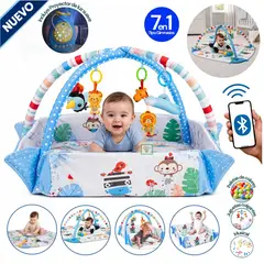 DOUX BEBE - Gimnasio Musical 7 en 1 con Pelotas Azul cod. 668.34