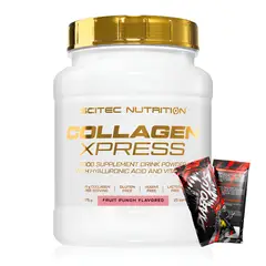 SCITEC NUTRITION - Collagen Xpress - Colageno 475 G - Fruit Punch + 2 Sachet Diabolus