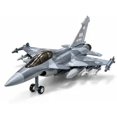 GENERICO - AVION DE COMBATE modelo DASSAULT RAFALE de Metal con Luces, Movimiento y Sonido – modelo a ESCALA